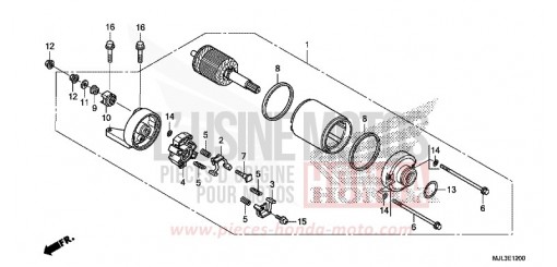 MOTEUR DE DEMARRAGE NC750XAE de 2014